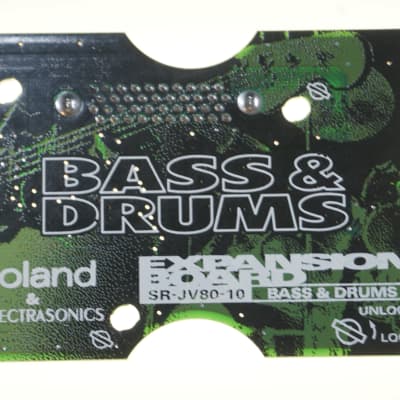 Roland SR-JV80-10 Bass & Drums Expansion Board JV-1080 JV-2080 XV-5080 JD-990