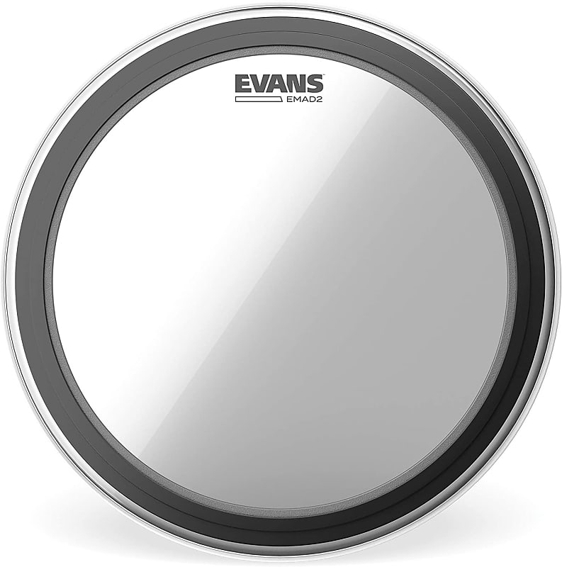 Evans 20" EMAD2 Clear Bass Batter Drum Head image 1
