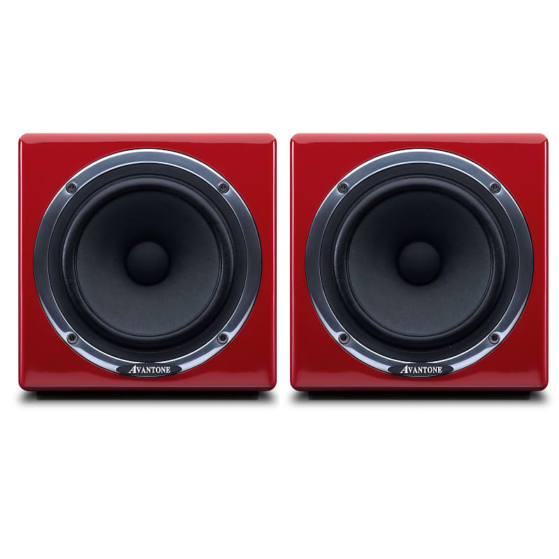 Avantone Pro Mixcube Active Mini-Reference Monitor Speaker (Pair), Red image 1