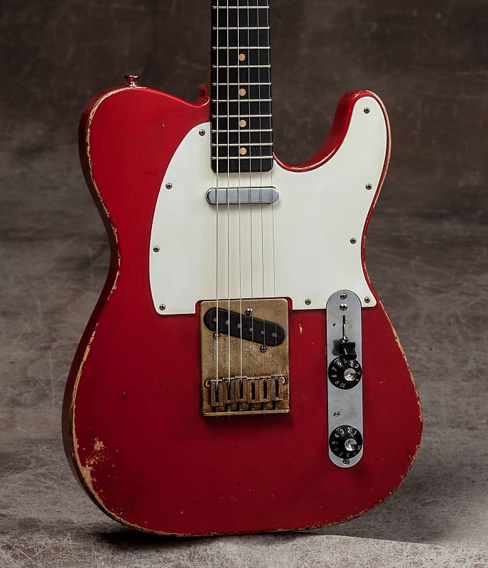 Nacho Telecaster Muddy Waters *Custom Color* Aged Manzana Red | Reverb