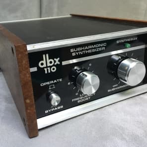 最新版vintage dbx110 subharmonic synthesizer ギター