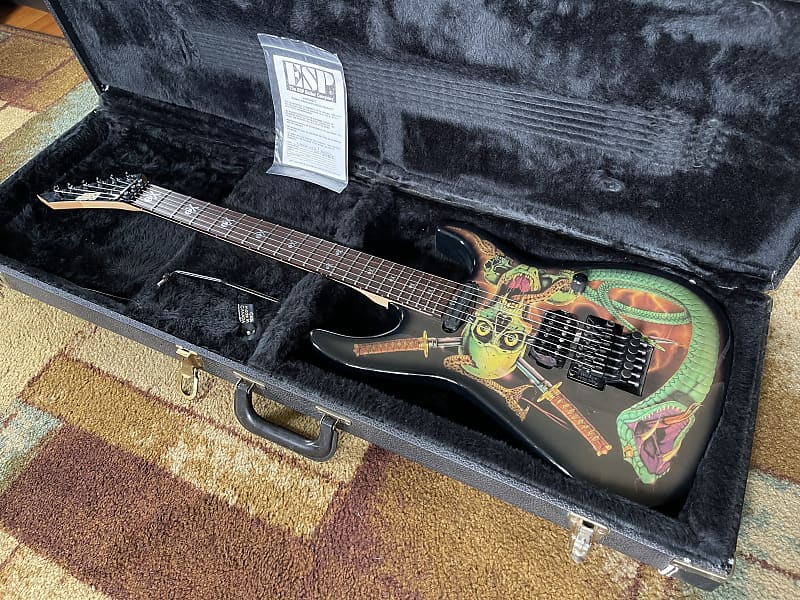 ESP George Lynch Skull & Snake Limited Edition Artist ESP George Lynch Skull & Snake Limited Edition Artist