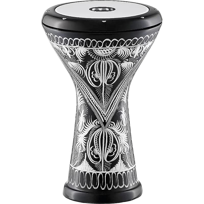 Meinl HE-3018 Hand Engraved Aluminum Doumbek with Synthetic Head image 1