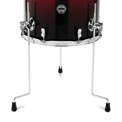 PDP Concept Maple 14x16 Floor Tom - Red to Black Fade image 2