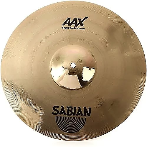 Sabian 16" AAX Bright Crash Cymbal 2002 - 2012 image 1