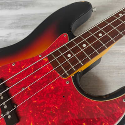 2002 Fender Japan ‘62 Reissue Active Watanabe Jazz Bass (Sunburst) image 4