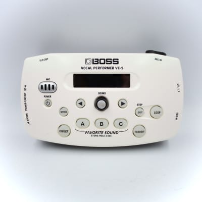 Boss VE-5-WH Vocal Performer White Vocal Effect Processor Z7E830