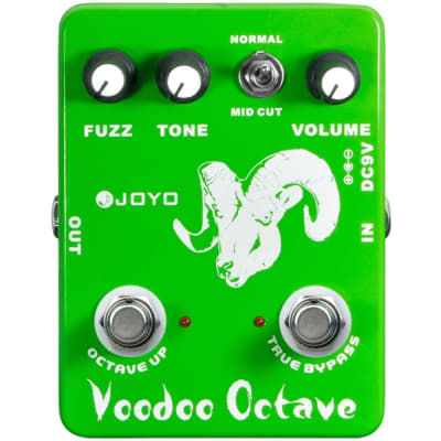 Joyo JF-12 Voodoo Octave Divider and Fuzz Guitar Effects Pedal