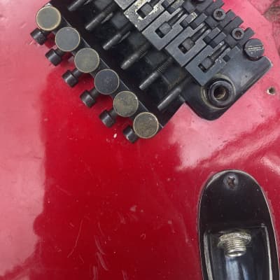 Kramer USA Pacer Deluxe Floyd Rose D series 1985 - Candy Red image 7