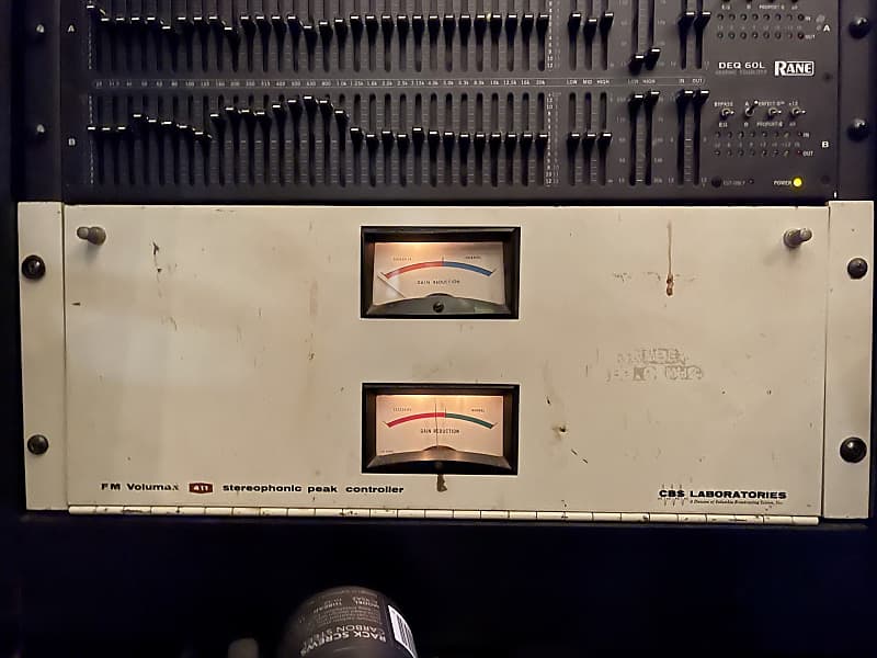 CBS Laboratories  FM Volumax 411 Stereophonic Peak Limiter 1970s image 1