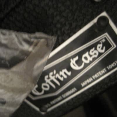 Coffin Case Bass Guitar Case Black image 3