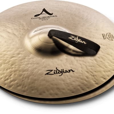 Zildjian 16" A Orchestral Classic Orchestral Medium Light Cymbal (Pair) A0751 642388104873 image 1