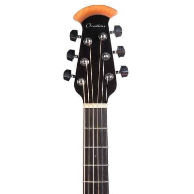 Ovation CE44X-9B Celebrity Collection Elite Exotic Mahogany Neck 6-String Acoustic-Electric Guitar image 7