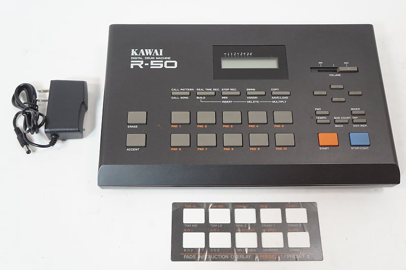 [SALE Ends Oct 31] KAWAI R-50 R50 Digital Electronic Drum Machine Vintage  w/ 100-240V PSU Display Low