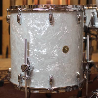 Gretsch Broadkaster 60's Marine Pearl Drum Set - 22,12,13,16,6.5x14 image 4