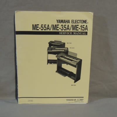 Yamaha ME-55A / ME-35A / ME-15A Electone Service Manual [Three