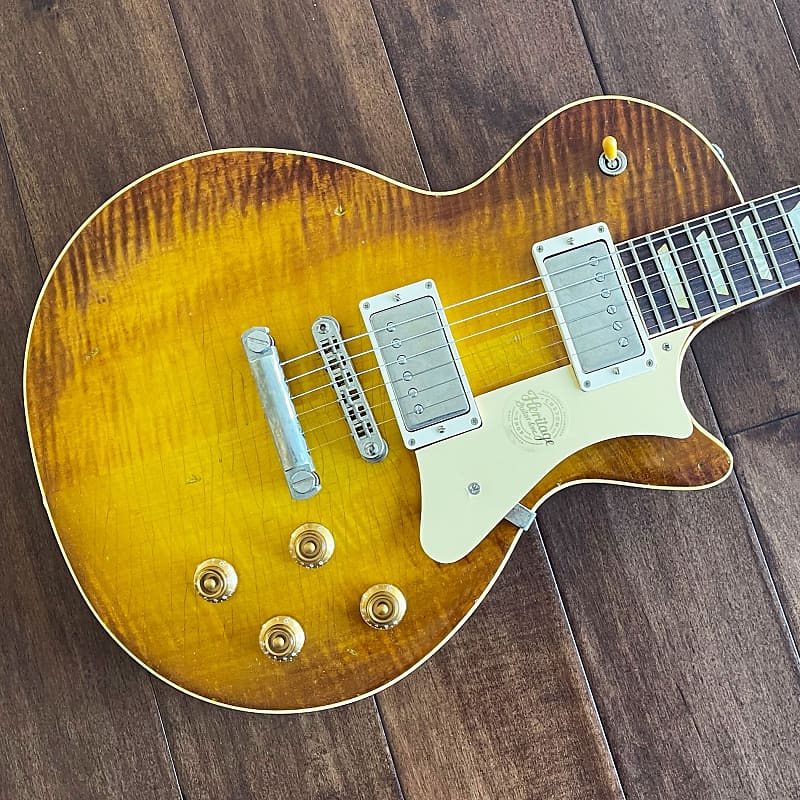 Heritage Custom Shop Core H-150 Guitar Aged Dirty Lemon Burst HC1230339 |  Reverb Norway