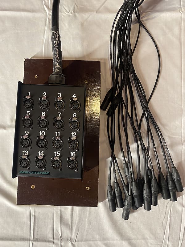Neutrik 16 in stage box with 5m multi core 16 in stage box Reverb