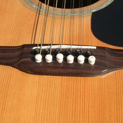 Yairi YW-500P 12 strings guitar 1989 Natural+Deluxe Flight Case FREE image 6
