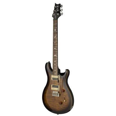 Paul Reed Smith PRS SE Custom 24 Electric Guitar Black Gold Sunburst w/Bag image 3