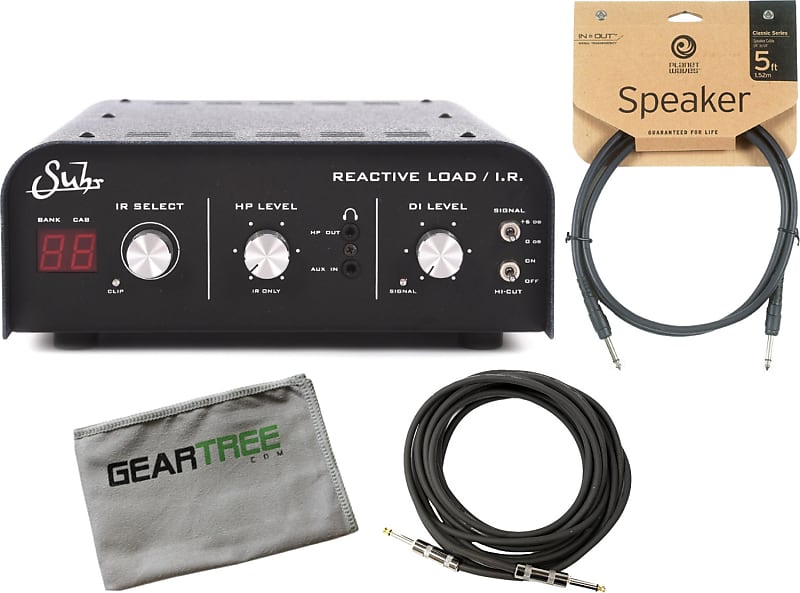 Suhr 07-RCL-0002 Reactive Load IR Box w/ Geartree Cloth and Cables 