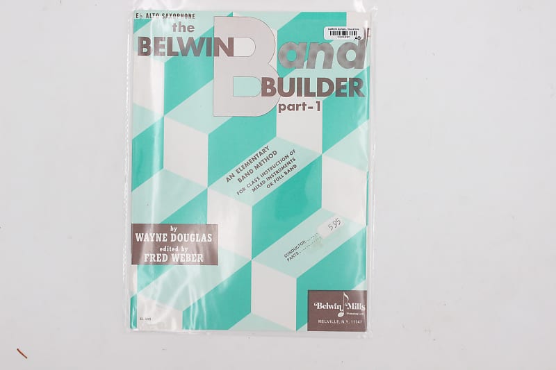 Eb Alto Saxophone Belwin Band Builder Part1 Belwin Mills Reverb