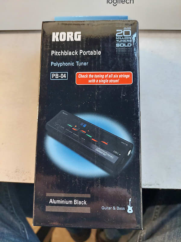 Korg Pitchblack Portable PB-04 Aluminium Black*brandnew*OVP