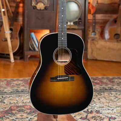 Eastman E10SS-TC Thermo-Cured Adirondack/Mahogany Sunburst Slope Shoulder Dreadnought Acoustic Guitar #0317 image 4