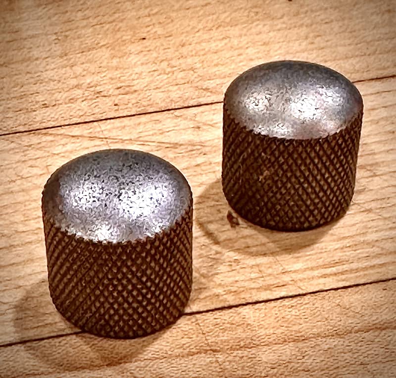 Virgil's Vintage Relic Aged Dome Knobs For Telecaster PBass Reverb