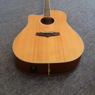 Tanglewood TW10 E LH Left-Handed Dreadnought Cutaway A/E Guitar image 3