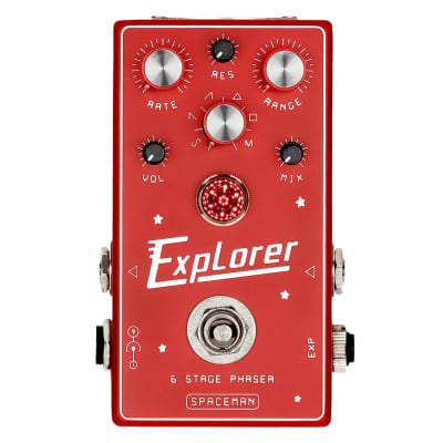 Spaceman Explorer 6 Standard /// RED Phaser Effects Pedal image 1