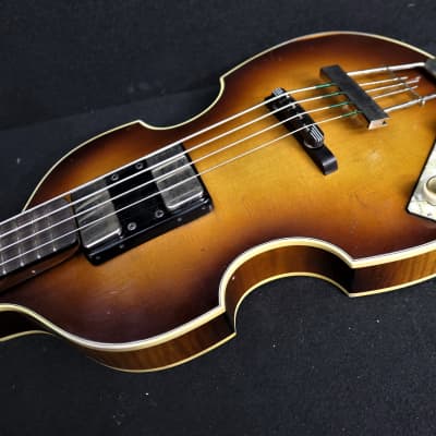 Hofner German Aged Relic Left Handed CAVERN H500/1-61-RLC-0 '61 Violin Bass Vintage Look CUSTOM Revolution Paul M Conversion 2021 image 1