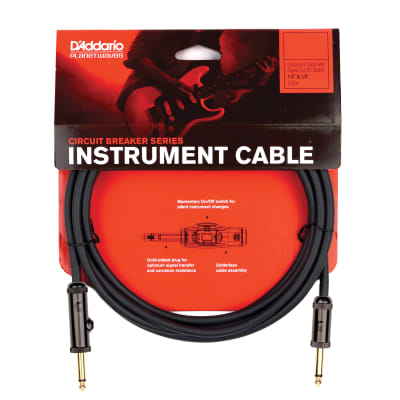 D'Addario Planet Waves PW-AG-20 Circuit Breaker Momentary Instrument Cable 20ft image 4