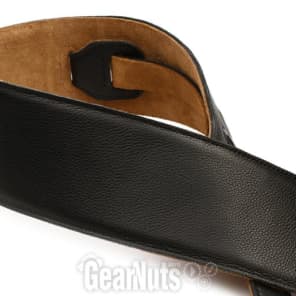 Levy's M4GF 3.5-inch Padded Garment Leather Bass Strap - Black image 3