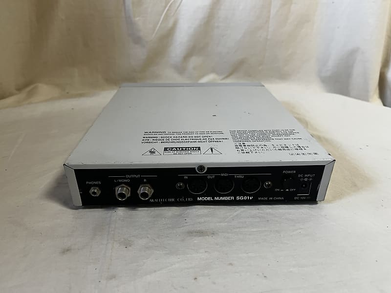 AKAI SG01v Vintage Sound Module New internal battery!! w