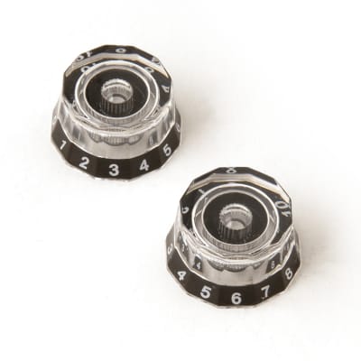 PRS Lampshade Knobs - Black/Clear - Set of 2