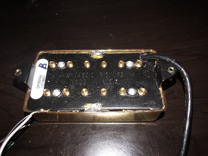 ギター Dimarzio DP259 TITAN Bridge DiMarzio Titan Bridge [DP259] (Satin Gold/Standard-Spaced