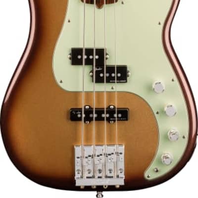 Fender American Ultra Precision Bass Rosewood Fingerboard Mocha Burst image 8