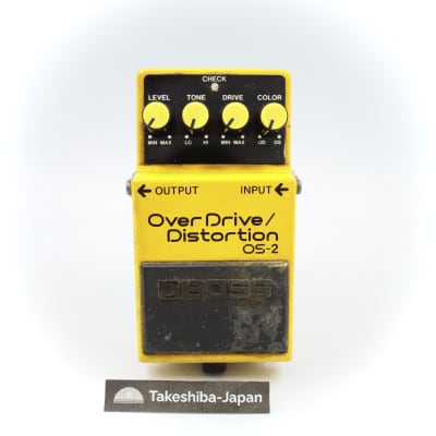 BOSS OS-2 OverDrive/Distortion 美品 Boss OS-2 Overdrive Distortion Guitar Effect Pedal