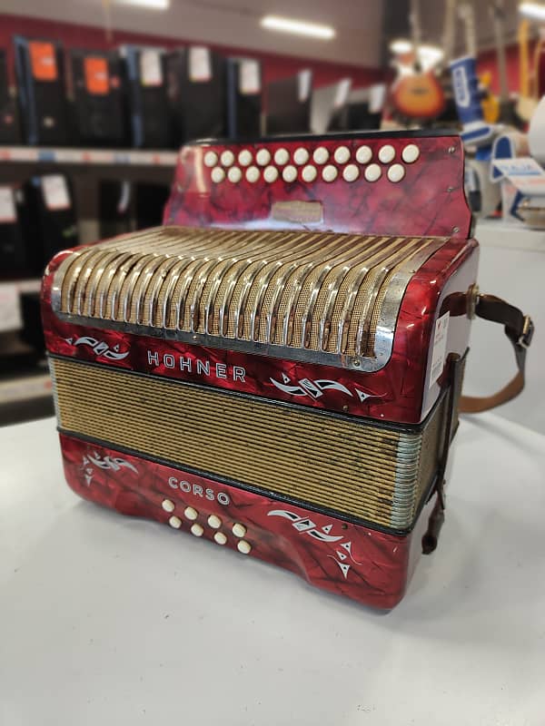 Hohner Corso diatonique - Celluloïd red | Reverb