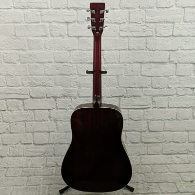 Carlo Robelli CW4102 Red Acoustic Guitar image 8