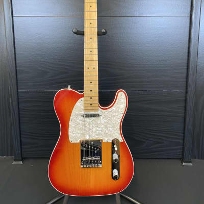 Fender American Telecaster Deluxe 2014 - Cherry Burst with Deluxe Fender Case for sale