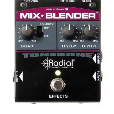 Radial Engineering Mix-Blender Dual Input Guitar Mixer with Insert Loop image 1