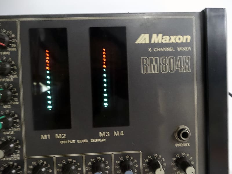 Maxon RM-804X アナログミキサー 「NCNR」 Maxon RM 804 X 8 Channel Mixer RARE! - FREE Shipping! | Reverb