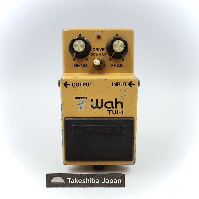 Boss TW-1 T Wah 1983 Made in Japan ACA Vintage Guitar Effect Pedal 342100