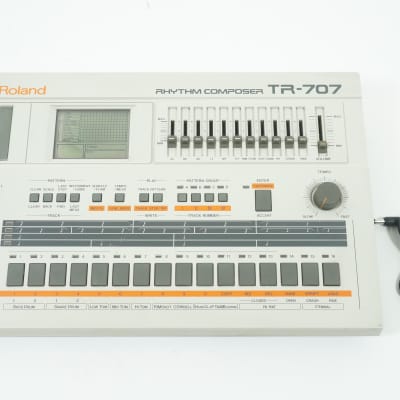 [SALE Ends July 7] Roland TR-707 RHYTHM COMPOSER Vintage Drum Machine w/ 100-240V PSU