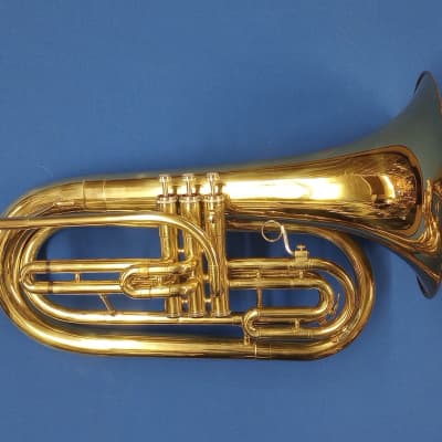 Castle Band Instruments Bb Marching Baritone Horn [CMB-LJTL-L - Brass Lacquer] image 2