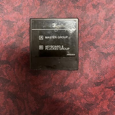 Yamaha  Dx7 cartridge 3 master group and keyboard and plucked group image 1