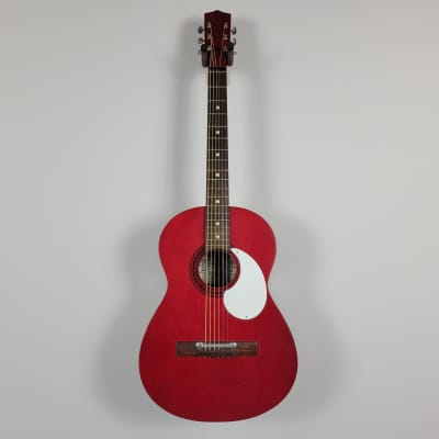 Eko Concert Acoustic Luthier Project rare model Cherry with white gaurd image 5
