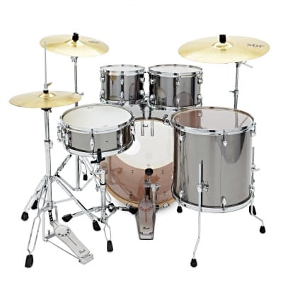 Pearl Export 5-Piece 22" Fusion Drum Kit with Hardware and Sabian Cymbal Pack - High Voltage Blue image 12